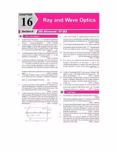 خرید و دانلود نسخه کامل کتاب Ray and Wave Optics IIT JEE Chapter wise Solution 1978 to 2017 AIEEE IIT JEE main included