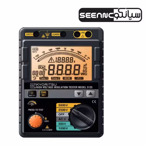 میگر -تستر عایق ولتاژ دیجیتال مدل KYORITSU 3125