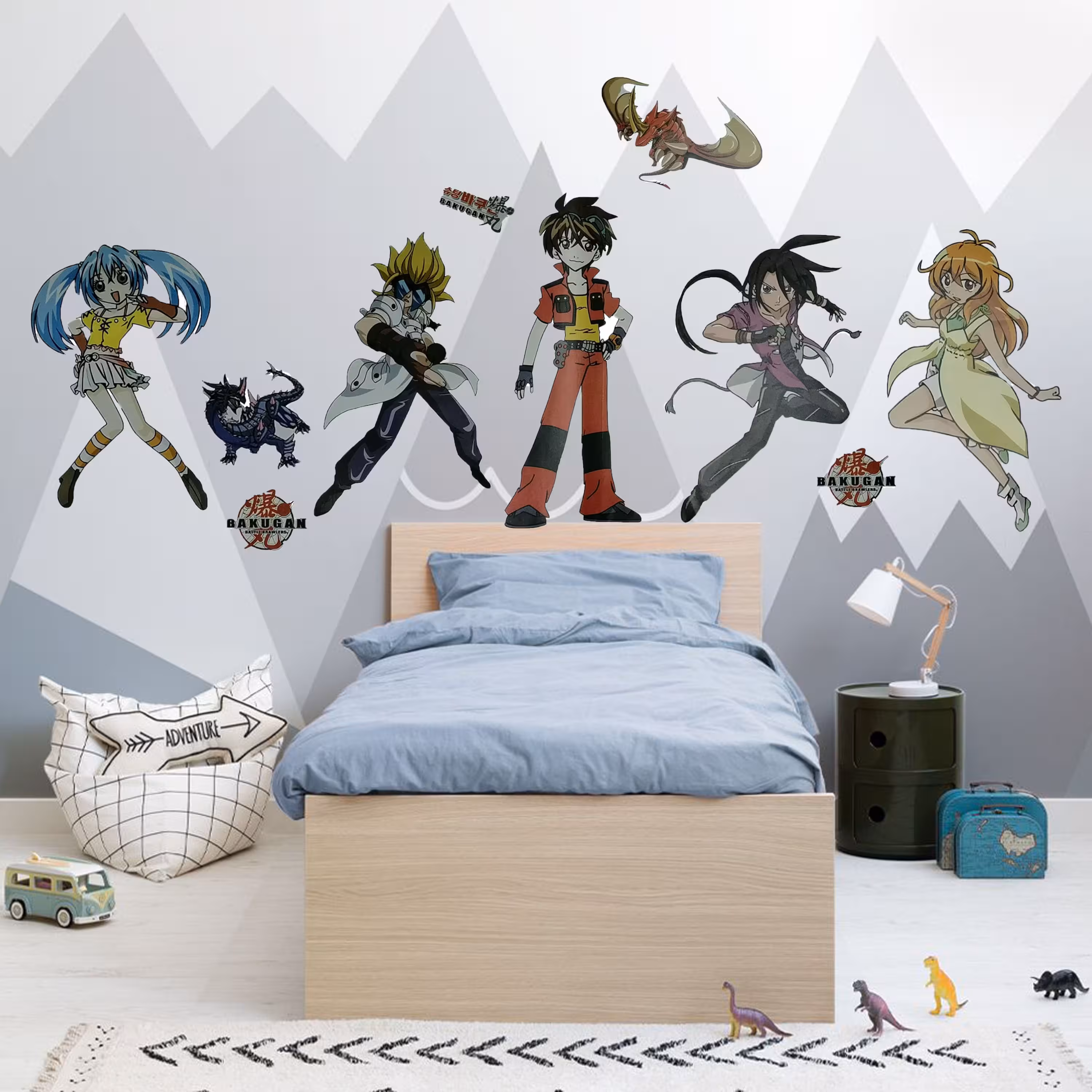 استیکر دیواری مدل انیمه