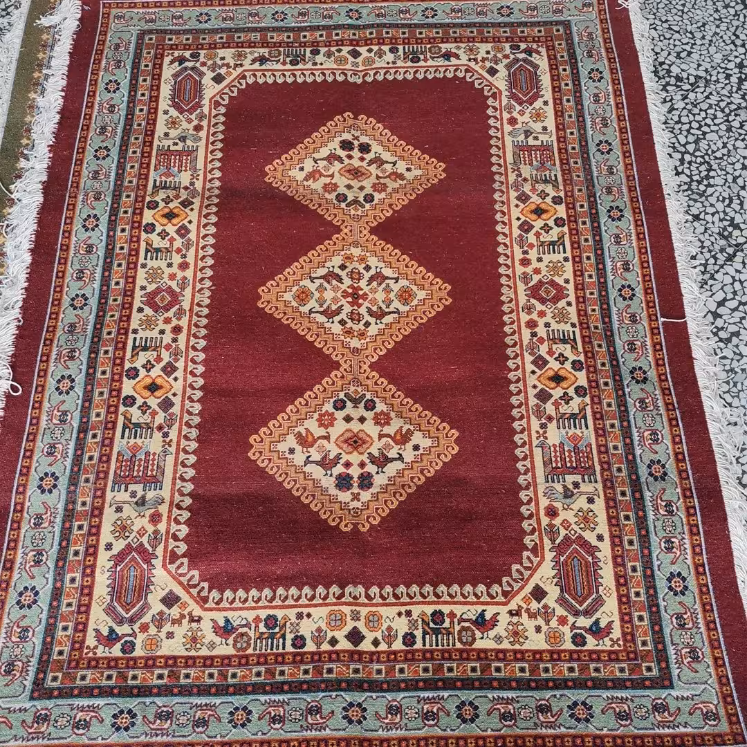 فرش دست بافت 3متری نقشه قشقایی 30رج 