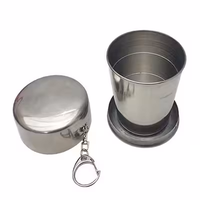 لیوان تاشو استیل