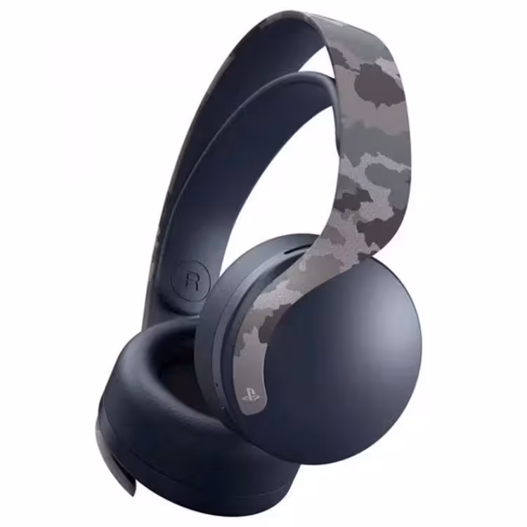 هدست پلی استیشن PlayStation5 Pulse 3D Wireless Headset Grey Camouflage 5