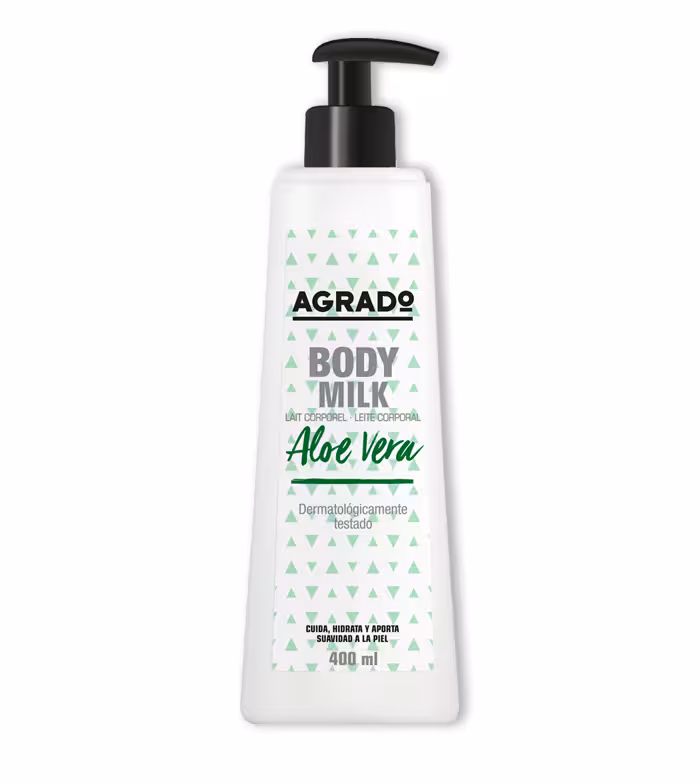 لوسیون بدن آگرادو حاوی عصاره آلوئه ورا-400ml Agrado Aloe Vera