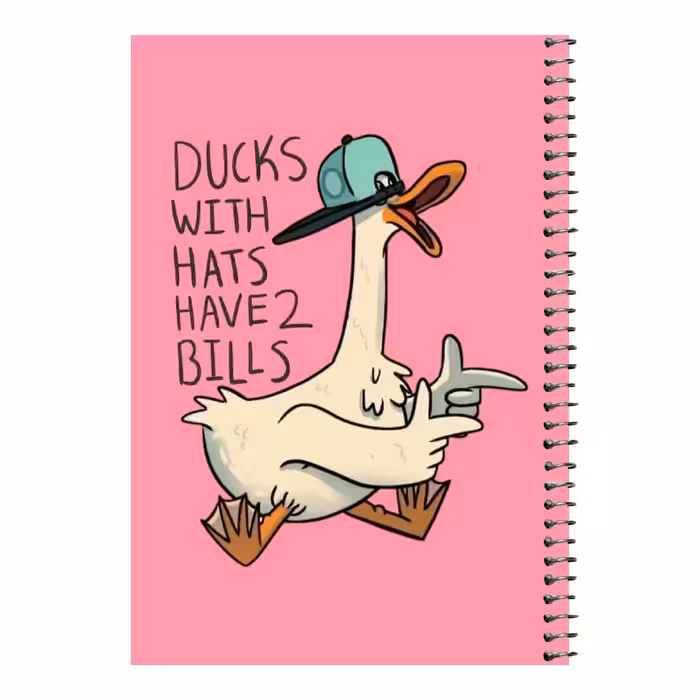 دفتر مشق 80 برگ اس جی طرح اردک کلاهدار