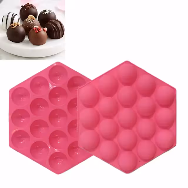 قالب سیلیکون نیمکره 19 خانه