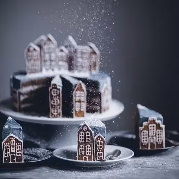 قالب فوندانت به گز مدل خانه و آپارتمان