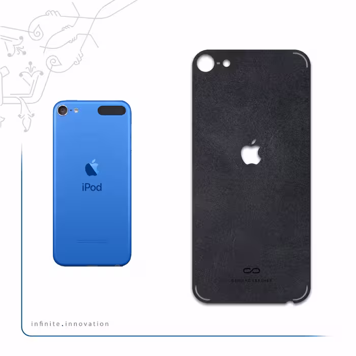 برچسب پوششی ماهوت مدل Graphite-Buffalo-Leather مناسب برای گوشی موبایل اپل iPod touch 6th generation