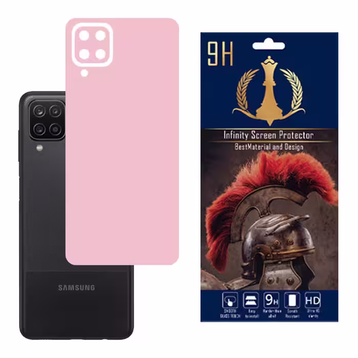 برچسب پوششی اینفینیتی مدل PRO MAX مناسب برای گوشی موبایل سامسونگ GALAXY A12 / M12 / F12 به همراه محافظ صفحه نمایش و محافظ لنز دوربین