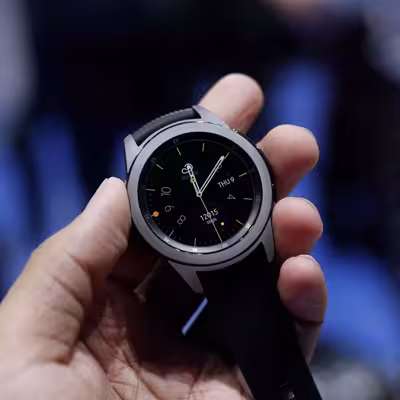برچسب ماهوت طرح Matte-Silver مناسب برای ساعت هوشمند سامسونگ Galaxy Watch 42mm
