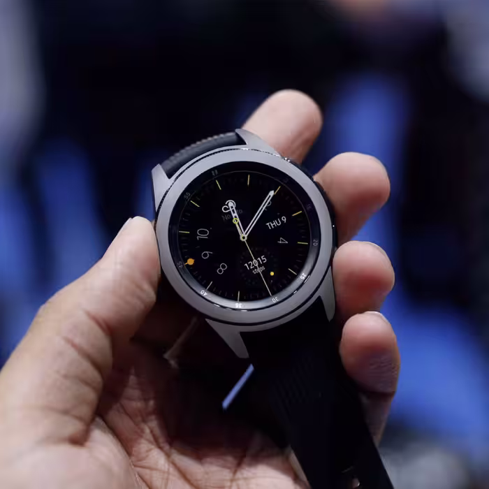 برچسب ماهوت طرح Matte-Silver مناسب برای ساعت هوشمند سامسونگ Galaxy Watch 42mm