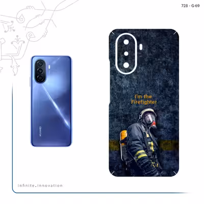 برچسب پوششی ماهوت مدل Firefighter مناسب برای گوشی موبایل هوآوی Nova Y70