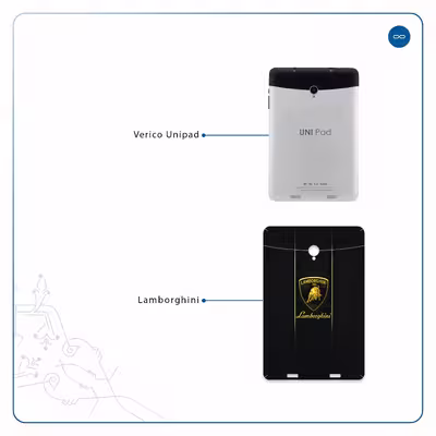برچسب پوششی ماهوت مدل Lamborghini مناسب برای تبلت وریکو Unipad