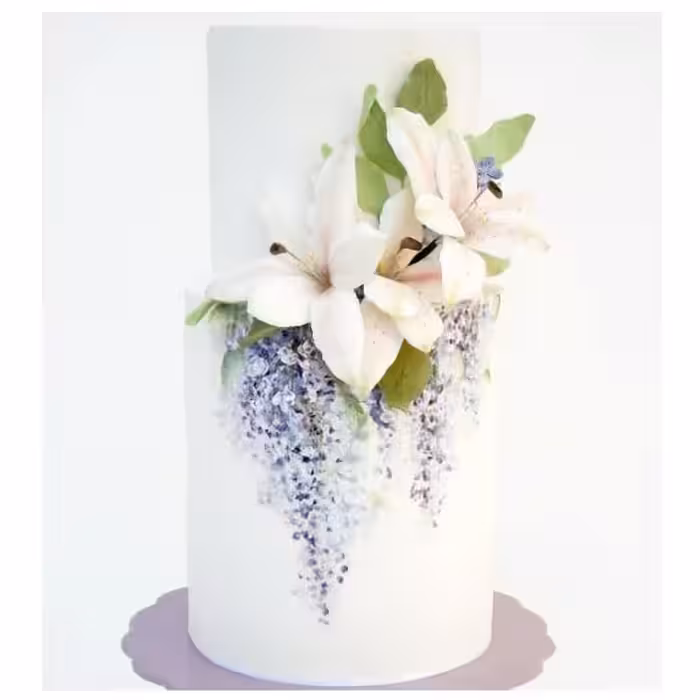 قالب فوندانت به گز مدل گل آلسترومریا مجموعه 6 عددی