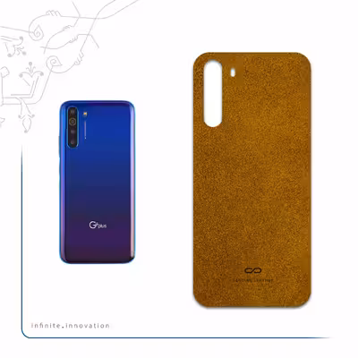 برچسب پوششی ماهوت مدل Brown-Chamois-Leather مناسب برای گوشی موبایل جی پلاس X10