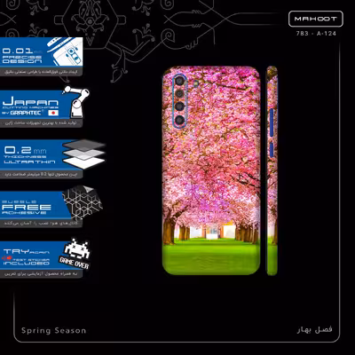 برچسب پوششی ماهوت مدل Spring Season-FullSkin مناسب برای گوشی موبایل جی پلاس X10