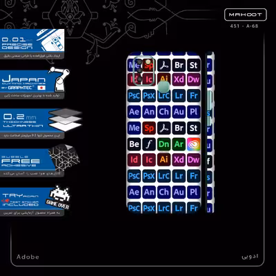 برچسب پوششی ماهوت مدل Adobe-FullSkin مناسب برای گوشی موبایل اینفینیکس Smart 6 X657B