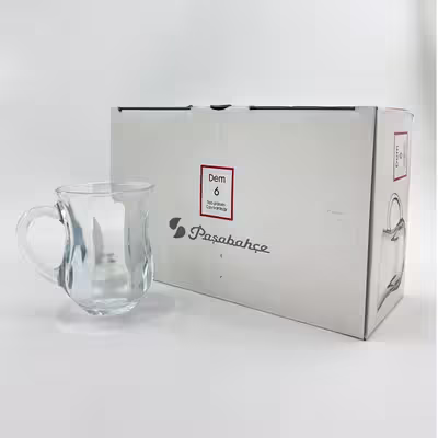 استکان پاشاباغچه مدل dem مجموعه 6 عددی