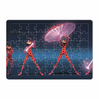 پازل 54 تکه طرح دخترکفشدوزکی مدل P1172