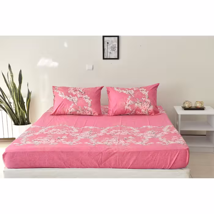 سرویس ملحفه بومرنگ مدل Hoda-90 یکنفره 2 تکه