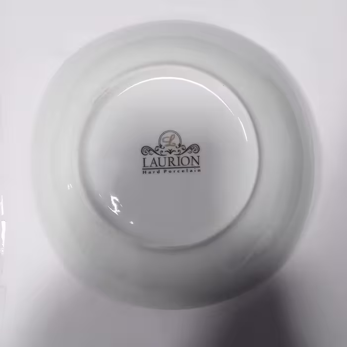 کاسه سالاد خوری لوریان مدل خط طلایی بسته 2 عددی