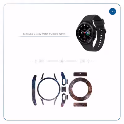برچسب ماهوت طرح Universe by NASA 6 مناسب برای ساعت هوشمند سامسونگ Watch4 Classic 42mm