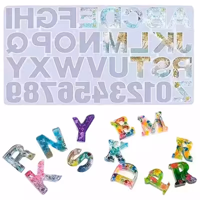 قالب رزین مدل حروف انگلیسی کد 4430