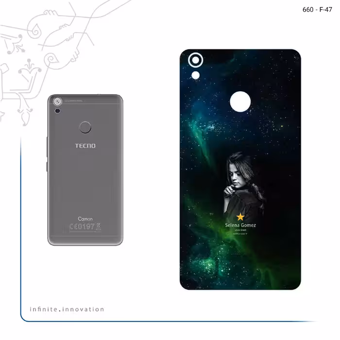 برچسب پوششی ماهوت مدل Selena Gomez مناسب برای گوشی موبایل تکنو Camon CX Air