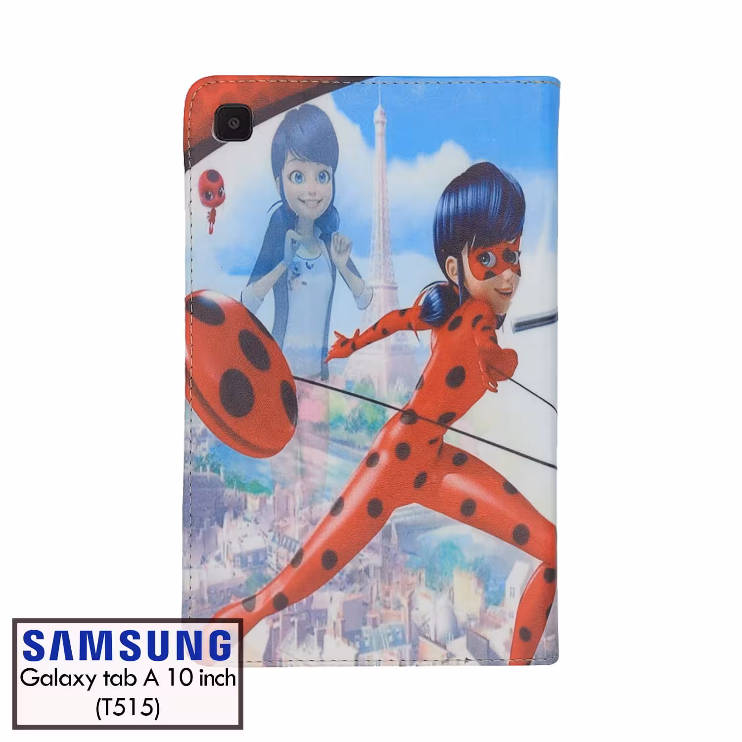 کیف طرحدار (با قاب اصلی) دختر کفشدوزکی 2 | تبلت سامسونگ Galaxy Tab A (T510-T515)