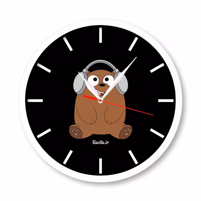 ساعت‌های دیواری راویتا طرح حیوانات فانتزی 3199