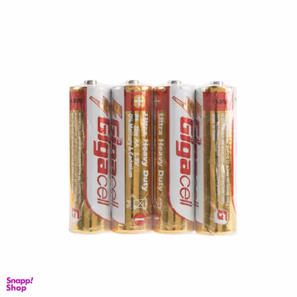 باتری قلمی گیگاسل مدل Ultra Heavy Duty بسته 4عددی