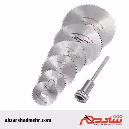 ست چوب بر 7 عددی دریل خور