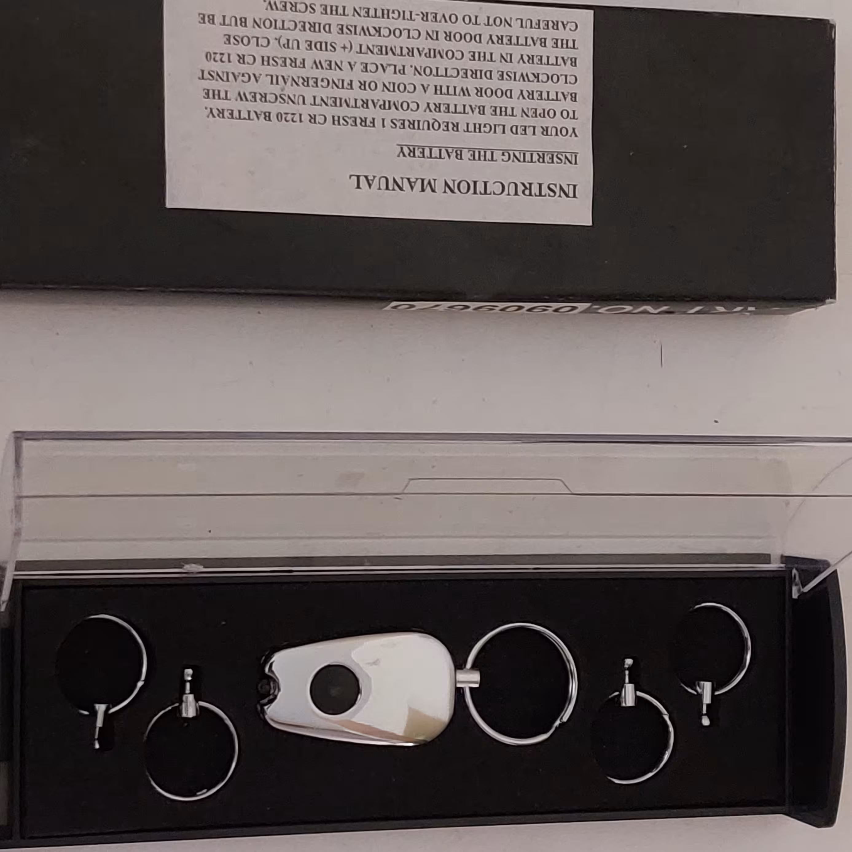 جاسوئیچی فانتزی استیل چراغ دار چینی