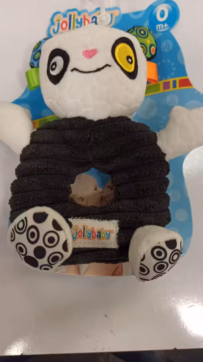 جغجغه و دندانگیر جولی بیبی پولیشی و دندان‌گیرد حساسیت قابل شستشو   jolly baby