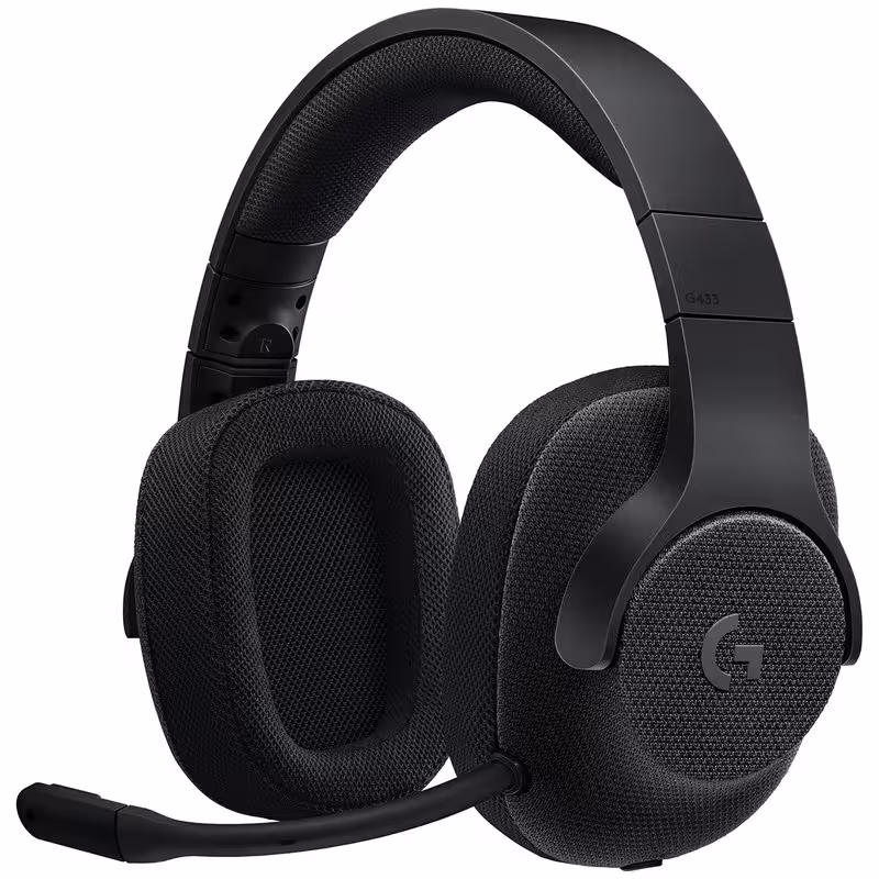 هدست لاجیتک G433 TRIPLE BLACK