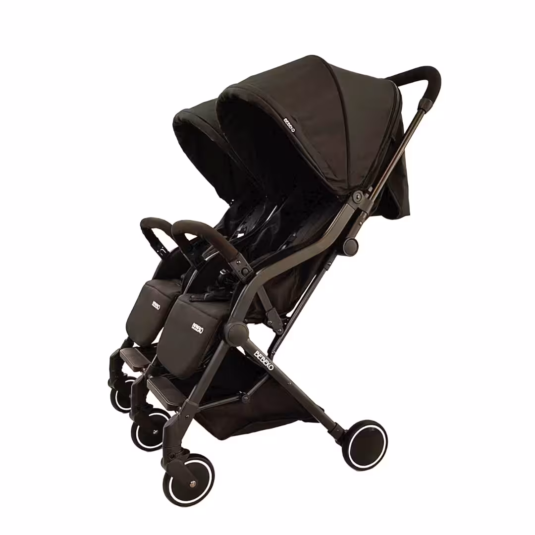 کالسکه دوقلو ببکو Bebeko‬ مشکی مدل‬ Smart Twin