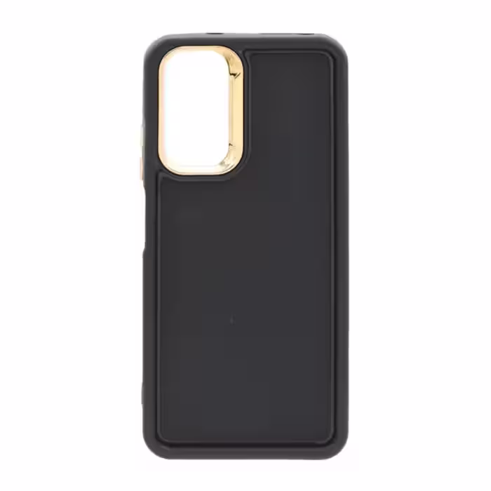 قاب Solid Case Texture دور لنز طلایی Xiaomi Redmi Note 12S / Xiaomi Redmi Note 11 4G / Redmi Note 11S – مشکی-کد4797