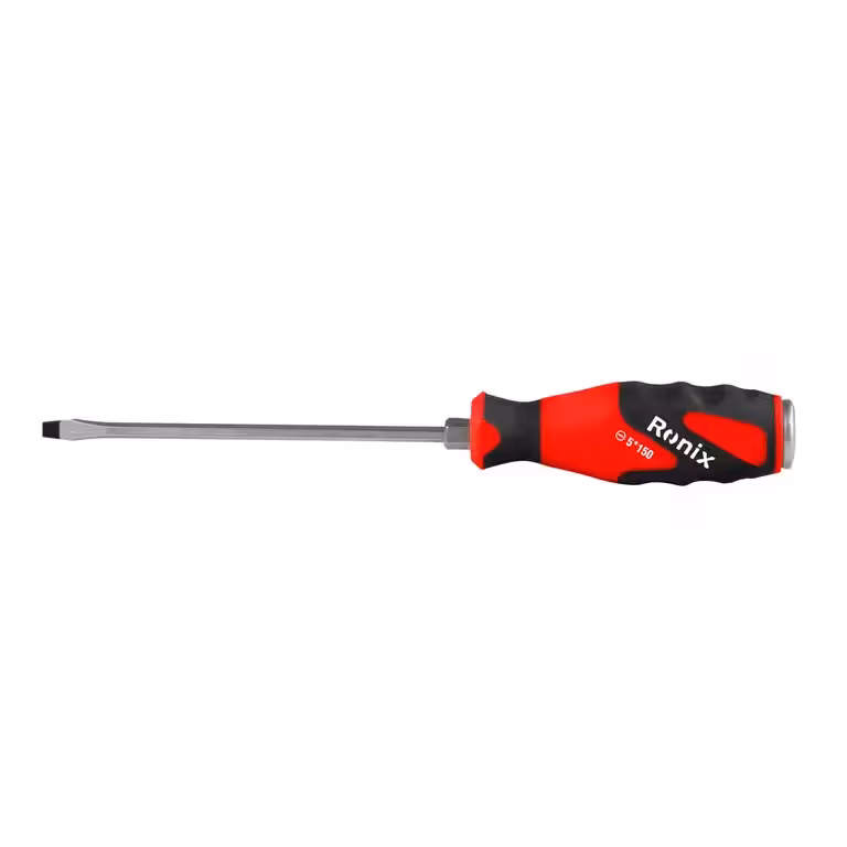 پیچ گوشتی دوسو 5×150 دسته TPR ضربه خور رونیکس RH-2958