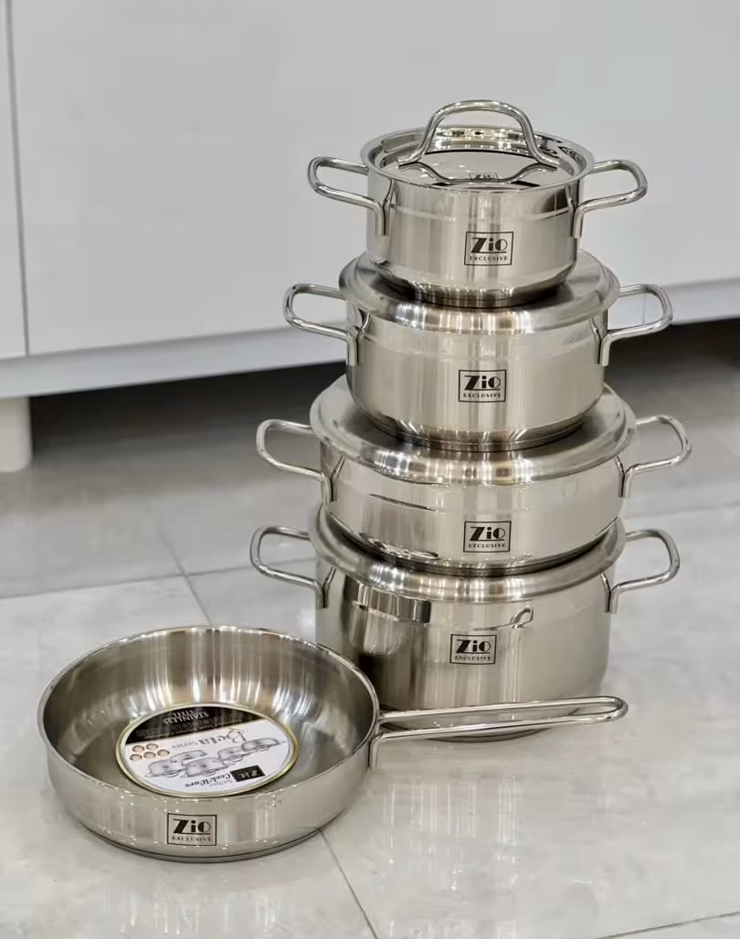 سرویس قابلمه درب استیل زیو مدل محصول Z-1360