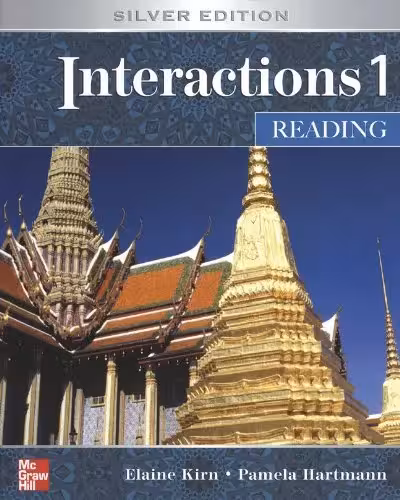 اینتراکشنز ریدینگ سیلور ادیشن | کتاب انگلیسی Interactions 1 Reading Silver Edition   CD