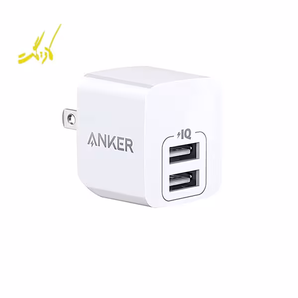 شارژر دیواری دو پورت انکر Anker Powerport Mini A2620