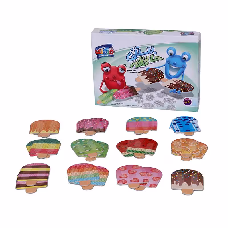 بازی بستنی حافظه قلقلک