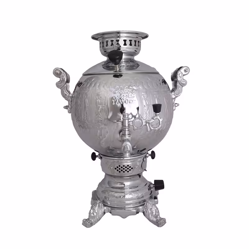 سماور گازی طاووس مدل 134/3 گنجایش 6 لیتر