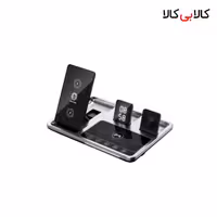 شارژر رومیزی 15 وات گرین لاین مدل Wireless-Ch station 4 in 1
