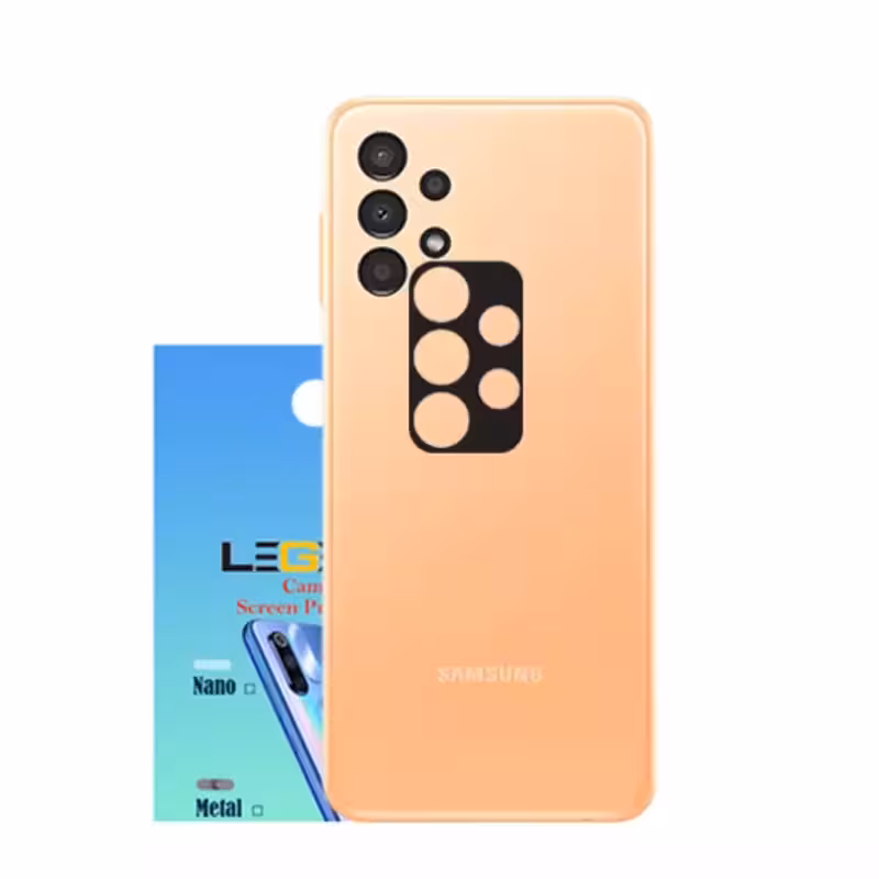 محافظ لنز دوربین لجند مدل قابدار مناسب برای موبایل سامسونگ Galaxy A13 بسته 40 عددی