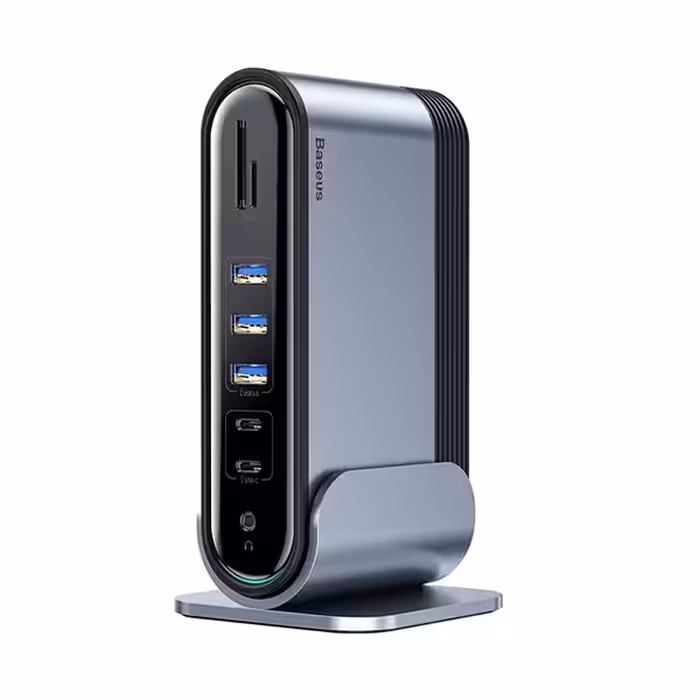 هاب 16 پورت بیسوس Baseus Working Station Multifunctional Type-C CAHUB-BG0G