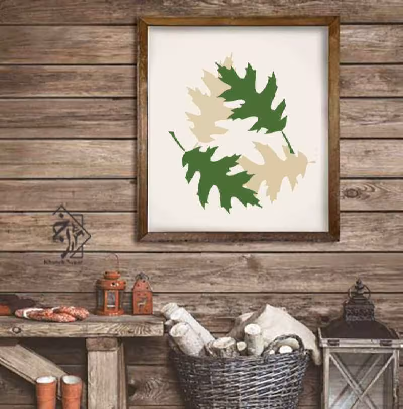 شابلون برگ (9*9)