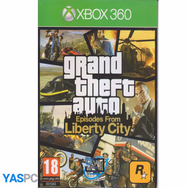 بازی ایکس باکس gta episode from liberty city xbox360