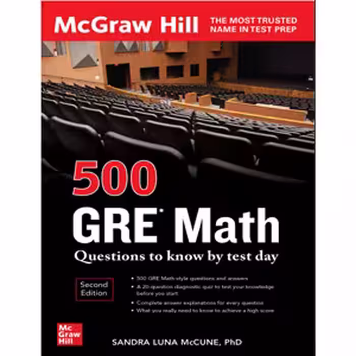 کتاب 500 GRE Math Questions to Know by Test Day , Second Edition-McGraw Hill Professional (2022)