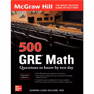 کتاب 500 GRE Math Questions to Know by Test Day , Second Edition-McGraw Hill Professional (2022)