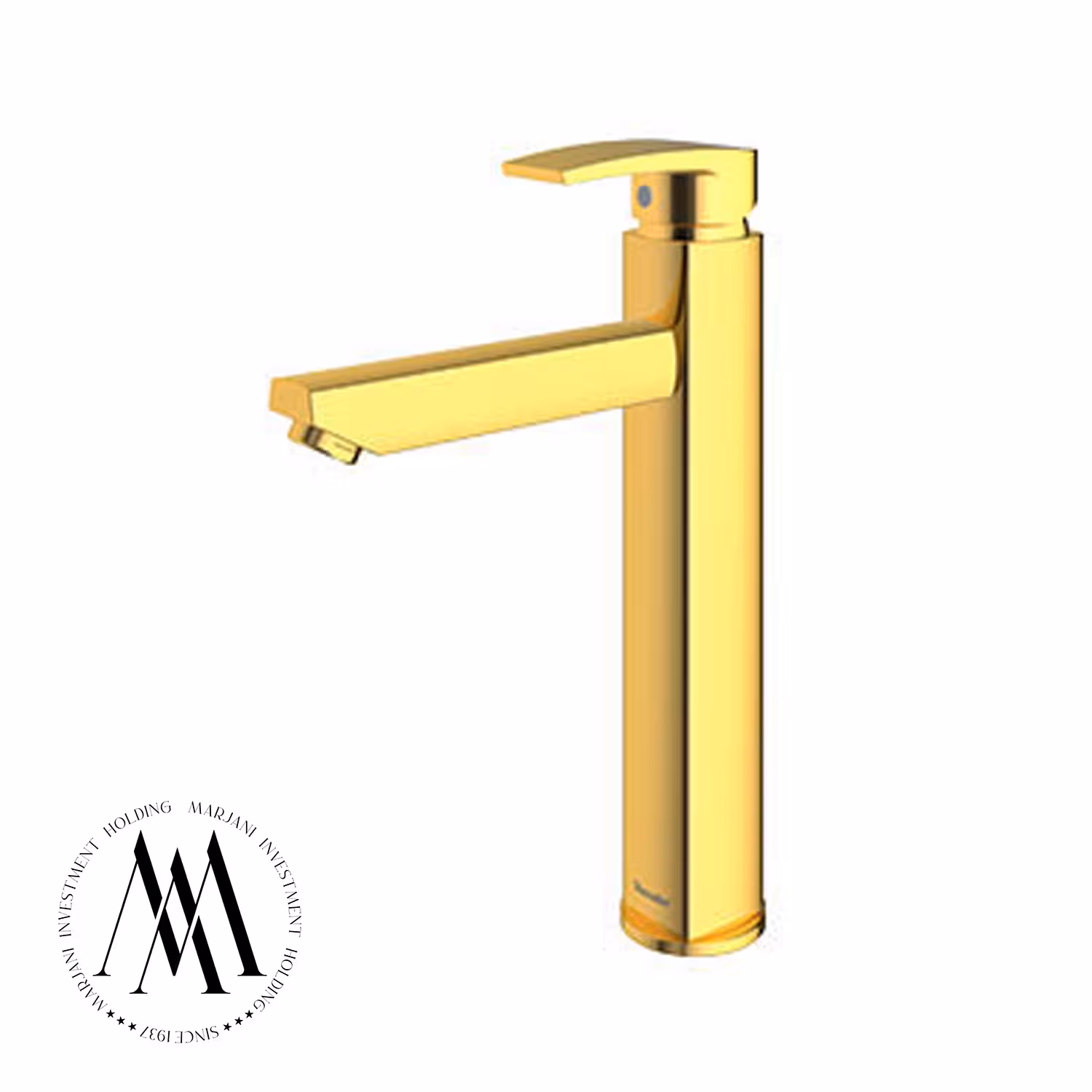 شیر روشویی شودر مدل یونیک پلاس پایه بلند (طلا)